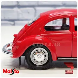 ماکت ماشین فلزی فولکس بیتل قرمز(Vlkswagen Beetle Maisto)