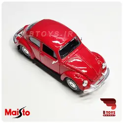 ماکت ماشین فلزی فولکس بیتل قرمز(Vlkswagen Beetle Maisto)