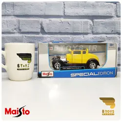 ماکت ماشین فلزی فورد کلاسیک 1929مدل آ زرد(Ford model a 1929 Maisto)
