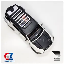 ماکت ماشین فلزی لندروور دیفندر سفید مقیاس:1/24 (Landrover defender  Chezhi)