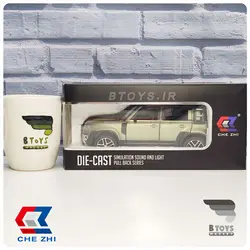 ماکت ماشین فلزی لندروور دیفندر زیتونی مقیاس:1/24 (Landrover defender  Chezhi)