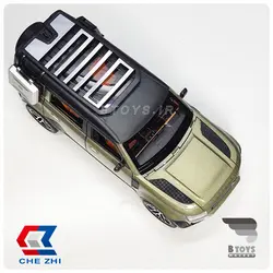 ماکت ماشین فلزی لندروور دیفندر زیتونی مقیاس:1/24 (Landrover defender  Chezhi)