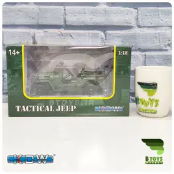 ماکت جیپ نظامی کایدویی مدل:685006 jeep kaidiwei