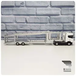 ماکت تریلی خودرو بر اسکانیا730 سفید(SCANIA 730)