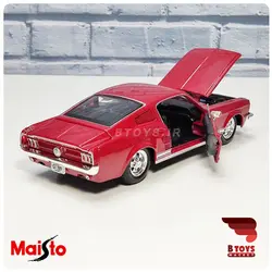 ماکت فورد موستانگ جی تی 1967زرشکی(Ford Mustang GT Maisto)