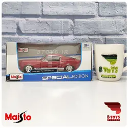 ماکت فورد موستانگ جی تی 1967زرشکی(Ford Mustang GT Maisto)