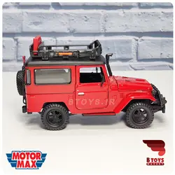 ماکت تویوتا اف جی 40 قرمز موتور مکس(Toyota fj40 landcruiser motor max)