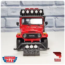 ماکت تویوتا اف جی 40 قرمز موتور مکس(Toyota fj40 landcruiser motor max)