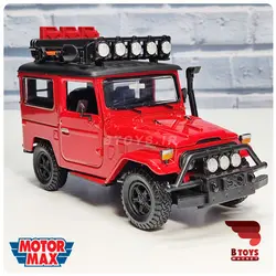ماکت تویوتا اف جی 40 قرمز موتور مکس(Toyota fj40 landcruiser motor max)