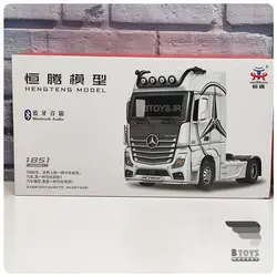 ماکت کاروان مرسدس بنز آکتروس صورتی(Mercedes Benz 1851 Actros)