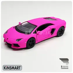 ماکت لامبورگینی اونتادور صورتی( Lamborghini Aventador kinsmart)