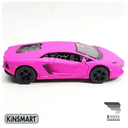 ماکت لامبورگینی اونتادور صورتی( Lamborghini Aventador kinsmart)