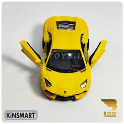 ماکت لامبورگینی اونتادور زرد( Lamborghini Aventador kinsmart)