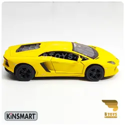 ماکت لامبورگینی اونتادور زرد( Lamborghini Aventador kinsmart)