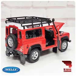 ماکت فلزی لندروور دیفندر نارنجی(Land Rover Defender welly)