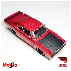 ماکت ماشین فلزی دوج چارجر 1969 قرمز(Dodge charger Maisto)