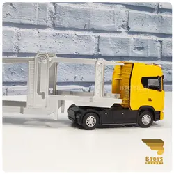 ماکت تریلی خودرو بر اسکانیا730 زرد(SCANIA 730)