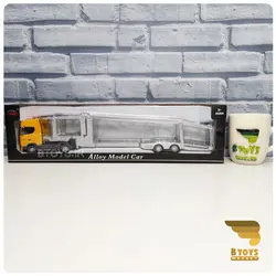 ماکت تریلی خودرو بر اسکانیا730 زرد(SCANIA 730)