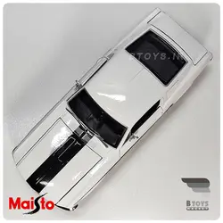 ماکت فورد موستانگ جی تی 1967 سفید مایستو(Ford mustang GT 1967 Maisto)