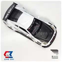 ماکت ماشین فلزی نیسان جی تی آر سفید مقیاس:1/24 (NISSAN GTR  Chezhi)