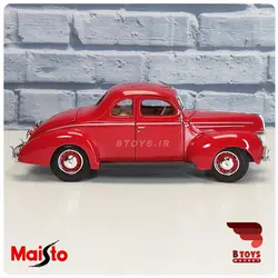 ماکت فورد دلوکس 1939 قرمز مایستو (Ford Deluxe1939 Maisto)