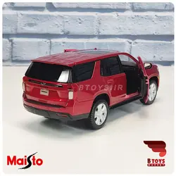 ماکت شورولت تاهو زرشکی مایستو(Chevrolet Tahoe 2021 Maisto)