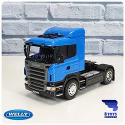 ماکت کامیون اسکانیا آر 470 آبی ویلی(SCANIA R470 welly)