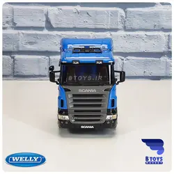 ماکت کامیون اسکانیا آر 470 آبی ویلی(SCANIA R470 welly)
