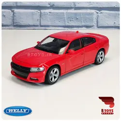 ماکت دوج چارجر 2016 نارنجی ویلی(Dodge charger 2016 welly)