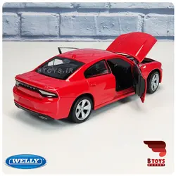 ماکت دوج چارجر 2016 نارنجی ویلی(Dodge charger 2016 welly)