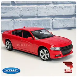 ماکت دوج چارجر 2016 نارنجی ویلی(Dodge charger 2016 welly)