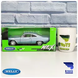 ماکت شورولت ایمپالا اس اس 1965 آبی ویلی(Chevrolet Impala SS 396 1965 welly)