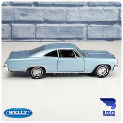 ماکت شورولت ایمپالا اس اس 1965 آبی ویلی(Chevrolet Impala SS 396 1965 welly)