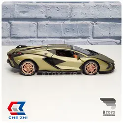 ماکت ماشین فلزی لامبورگینی سیان زیتونی مقیاس:1/24(Lamborghini sian Chezhi)