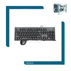 کیبورد و ماوس ای فورتک KM-72620 D سیم دار