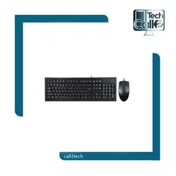 کیبورد و ماوس ای فورتک KR-8520 DS سیم دار