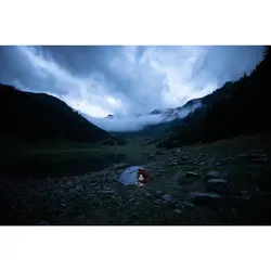 چادر کوهنوردی فورکلاز – 2 نفره – خاکستری / نارنجی – MT500