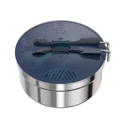 ست ظروف کمپینگ کچوا – 2 نفره – استیل ضد زنگ – MH100