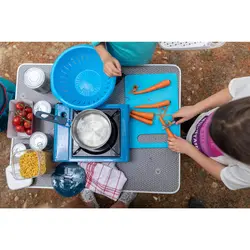 ست ظروف کمپینگ کچوا – 2 نفره – استیل ضد زنگ – MH100