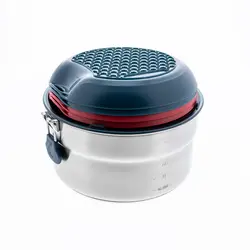 ست ظروف کمپینگ کچوا – 4 نفره – استیل ضد زنگ – MH500