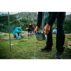 ست ظروف کمپینگ کچوا – 4 نفره – استیل ضد زنگ – MH500