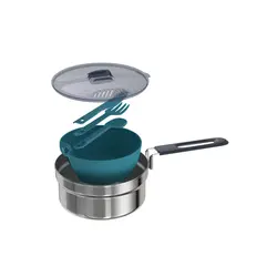 ست ظروف کمپینگ کچوا- تک نفره – استیل ضد زنگ – MH100