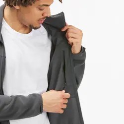 کاپشن 3 در 1 مردانه کوهنوردی فورکلاز – خاکستری -travel 100 – درجه سانتی گراد 0