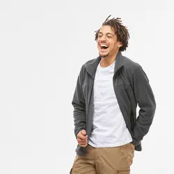 کاپشن 3 در 1 مردانه کوهنوردی فورکلاز – خاکستری -travel 100 – درجه سانتی گراد 0