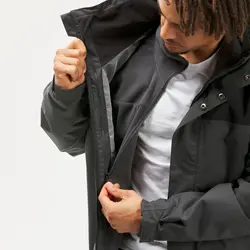 کاپشن 3 در 1 مردانه کوهنوردی فورکلاز – خاکستری -travel 100 – درجه سانتی گراد 0