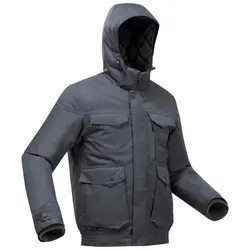 کاپشن برفی مردانه ضد آب کچوا / کت زمستانی – مشکی – SH500 -10°C