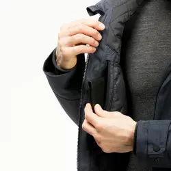 کاپشن برفی مردانه ضد آب کچوا / کت زمستانی – مشکی – SH500 -10°C