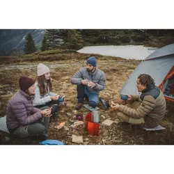 کاپشن پاف مردانه کچوا – پر – قهوه ای- MT500 -10°C