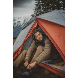 کاپشن پاف مردانه کچوا – پر – قهوه ای- MT500 -10°C