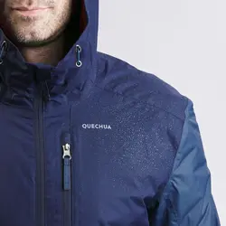 کاپشن ضد آب مردانه برفی کچوا / ژاکت زمستانی – آبی – SH500 -10°C